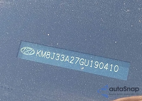 2016 Hyundai Tucson Sport из США, поврежденный, VIN KM8J33A27GU190410